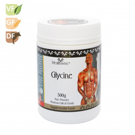 HealthWise Glycine pure powder 300 gram jar